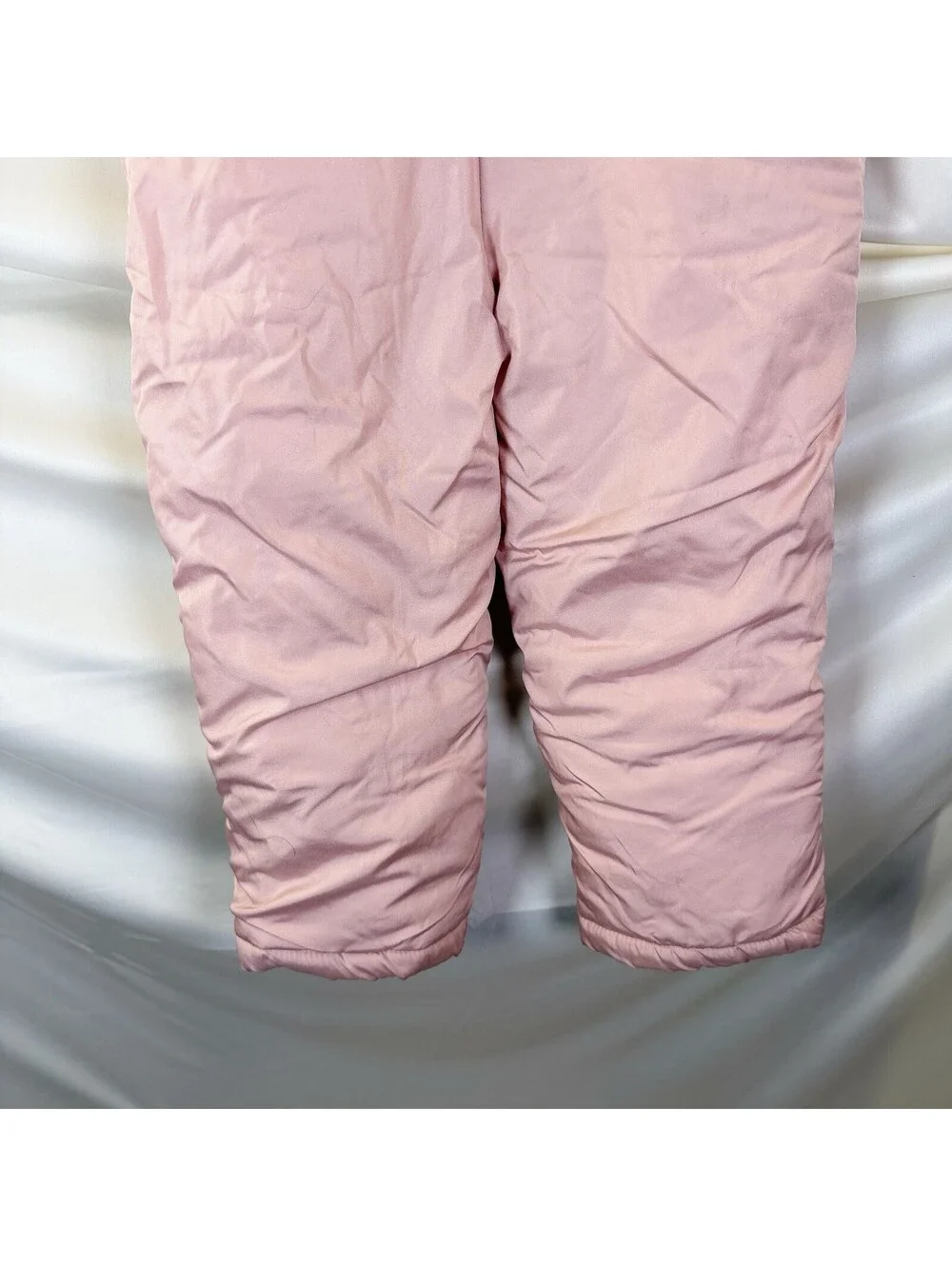 C &C Girls Size 5 Years Pink ColdControl Half-Zip Snow Pant Bib Overalls